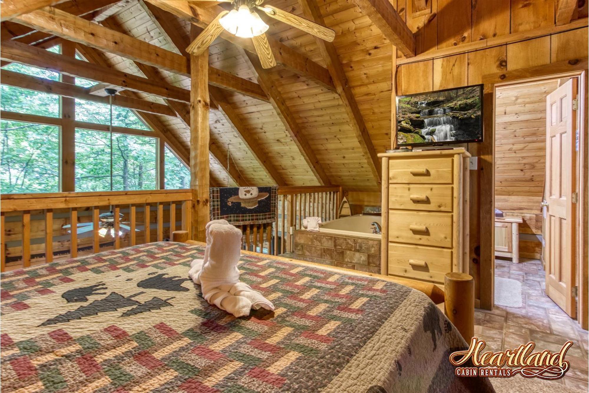 Cozy Mountain Hideaway Vila Gatlinburg Quarto foto
